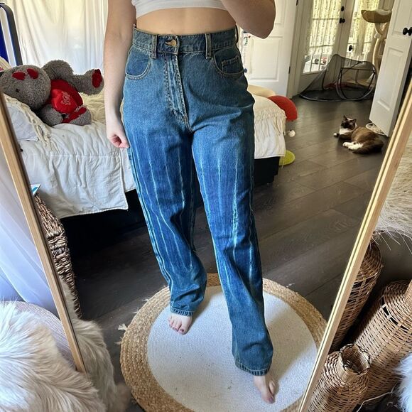 BDG Urban Outfitters Women’s 28 Unique Wash High Rise Baggy Jeans New NWT - Picture 1 of 7